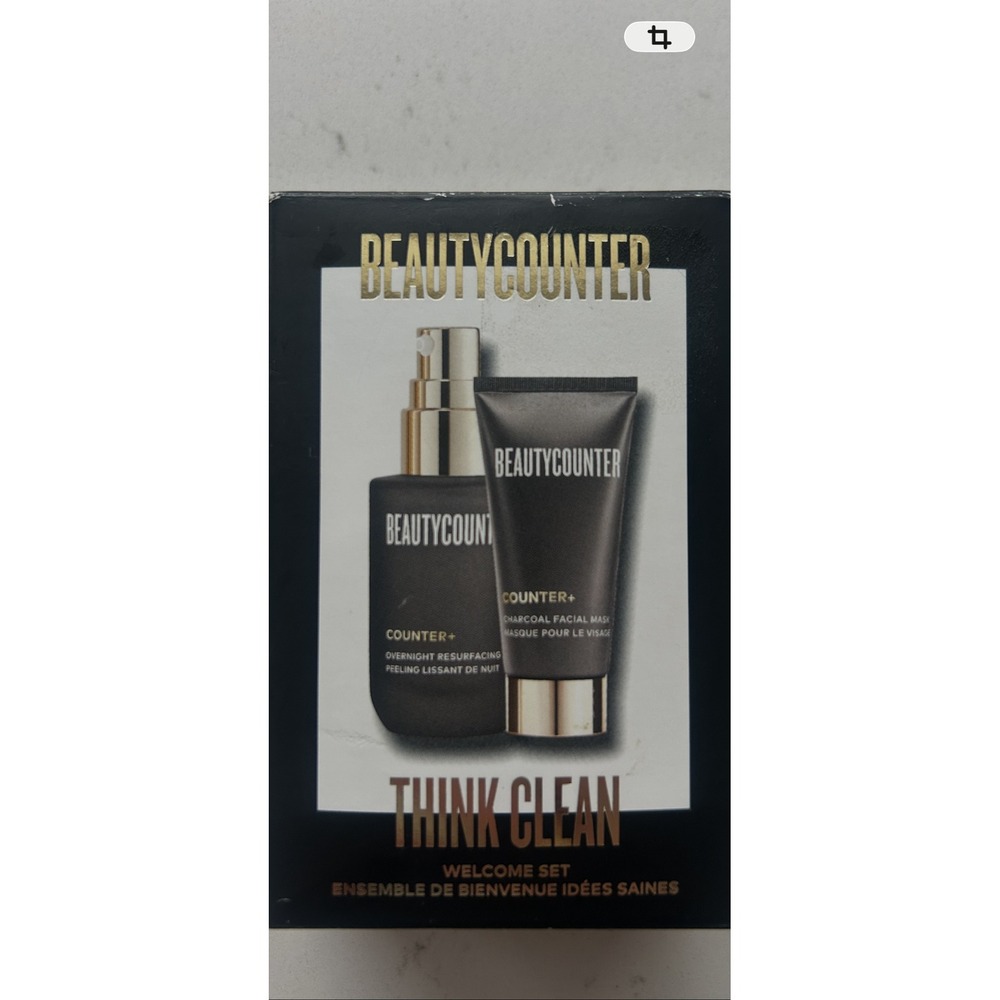Beautycounter Counter+ Welcome Set Overnight Resurfacing Peel Charcoal Mask